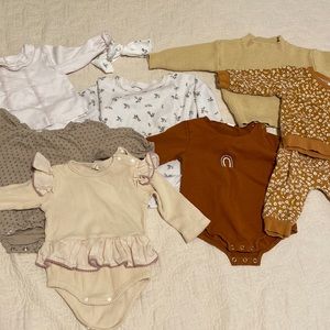 *Baby Girl Capsule*: 3-6 Months, neutral, classic baby girl.